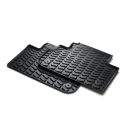 Audi Q5 (FY) all-weather mattenset - achterzijde - zwart