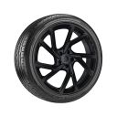 Audi A1 (GB) all-seasonset - hoogglans zwart (stijl 02)
