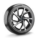 Audi A1 (GB) zomerset - zwart gepolijst (stijl 02)