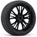 Audi Q3 (F3) winterset - hoogglans zwart (stijl 10)