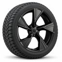 Audi Q6 e-tron (85H) winterset - hoogglans zwart (stijl 23)