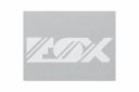 Volkswagen Polo 2 (86C) sticker FOX achterklep - alpinwit