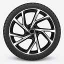 Audi A5 (B10) winterset - zwart gepolijst (stijl 2)