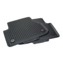Originele Audi all-weather mattenset - achterzijde - zwart