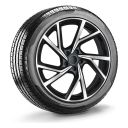 Audi A4 (B9) all-seasonset - zwart gepolijst (stijl 2)