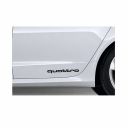 Audi A1 (8X) decorfolie audi logo zwart
