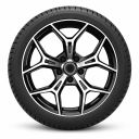 Audi A3 (8Y) zomerset - zwart gepolijst (stijl 21)