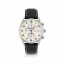 Audi chronograaf (zilver/beige) horloge