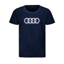Audi T-shirt (blauw, ringen) – maat S