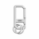 Audi sleutelhanger karabijnhaak (zilver)