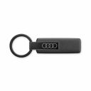 Audi sleutelhanger RVS zwart