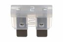 Originele platte zekering 19/2x5 (2A -grijs-)
