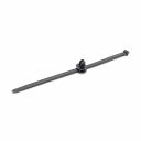 Originele kabelbinder voor boring/materiaaldikte: temperatuurbestendig: zahnsegment (4,6X200 6,5 / 0,7-6,0 -40C/+150C buiten)