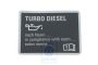 Volkswagen Passat B5 (3B) motoroliesticker (6-cilinder diesel)