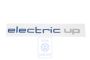 Volkswagen Up! ELEKTRIC-embleem - chroom/blauw/zwart