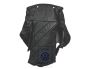 Volkswagen Golf 1 (17) rugleuningbekleding leer - voor, zwart