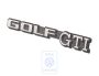 Volkswagen GTI-embleem achter - zwart/zilver
