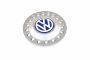 Volkswagen New Beetle (9C) naafkap - briljantzilver/blauw/wit