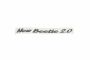 Volkswagen New Beetle (9C) embleem - zilver