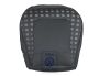 Volkswagen New Beetle (9C) stoffen stoelbekleding voor - zwart