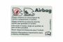 VW bedrijfswagens Transporter (T4) sticker 'airbag'
