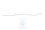 Volkswagen Golf 3 (1H) vergrendelingsstang - linksachter, 4-deurs