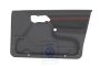 Volkswagen Golf 3 (1H) deurpaneel - rechtsvoor, zwart/rood, stof, 4-deurs