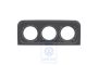 Volkswagen Golf 3 (1H) afdekking ventilatie- en verwarmingsregeling - zwart