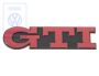 Volkswagen Golf 3 (1H) embleem GTI achter - tornadorood