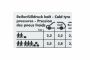 Volkswagen bandenspanningssticker (AQP, AUE) - sedan vierwielaandrijving