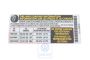 Volkswagen Golf 6 (5K) bandenspanningssticker