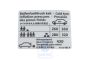 Volkswagen Golf 5 (1K) bandenspanningssticker - 169 kW Japans