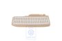 Volkswagen Golf 5 (1K) voetsteunbekleding - zuiver beige/aluminium