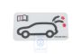 Volkswagen Touran 1 (1T) waarschuwingssticker