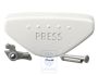 Volkswagen New Beetle (9C) reparatieset drukknop cabriokapsluiting - parelgrijs