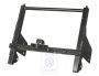 Volkswagen Transporter T3 frame rug-aan-rugklapstoel - zwart