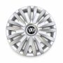 VW bedrijfswagens Caddy 5 (SB) wieldop - chroomglans/zwart/fijnzilver