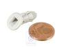 Volkswagen Passat B3 clip voor voorruitlijst - onder, satijnzwart