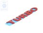 Volkswagen TURBO-embleem - rood
