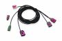 Kabelset voor tv-antenne-module retrofit voor Audi A8 4H
