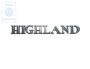 Volkswagen Passat B4 folieopschrift HIGHLAND - zilver/bordeauxrood