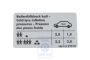 Volkswagen Passat B5 (3B) bandenspanningssticker - 2,0 liter 88 kW