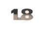 Volkswagen Bora (1J), Golf 4, Passat (B5/3B) embleem - chroom