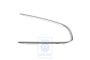 Volkswagen Passat B5 (3B) sierlijst achterbumper - links, glanzend aluminium