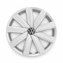 Volkswagen Passat (B8) wieldop - chroomglans/zwart/fijnzilver