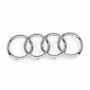 Origineel Audi logo - chroom