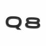 Audi Q8 (4M) embleem - zwart