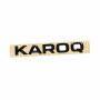 Škoda Karoq (NU) karoq letters achterklep - zwart