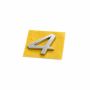 SEAT Ateca (KH7), Leon 4 (KL), Tarraco (KN2) logo - achterzijde - aluminium