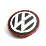Volkswagen Golf 7 (5G), T-Roc naafkap - chroom/rood